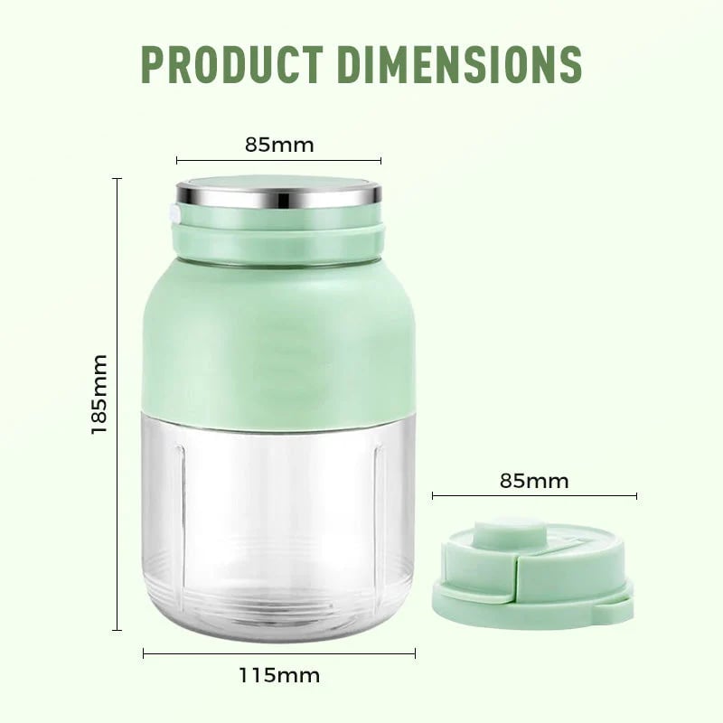 Multifunctional Large-Capacity Wireless Portable Juicer Cup