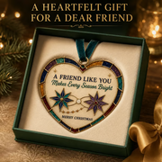 ✨ Heartfelt Stained-Glass Style Christmas Ornaments | The Perfect Holiday Gift for Everyone You Love ❤️🎄