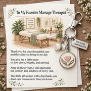 ✨ The "You Make a Difference" Appreciation Gift Set – Keychain & Greeting Card ✨
