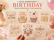 🌲 🪡 Christmas Hand Embroidery Card DIY Kit | Stitch Your Way Into the Christmas Spirit ✨ 🎁