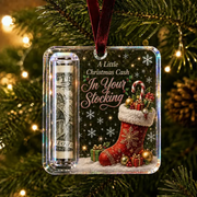 🔥LAST DAY 50% OFF-🎄Christmas Cash Gift Ornament- Make Cash Feel Like A Real Christmas Gift💵