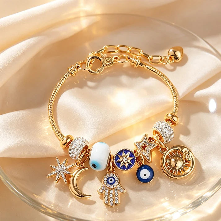 🎁2026 New Arrivals 50% OFF💥Celestial Sun Moon Charm Bracelet
