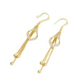 💥Limited Time Discount! 🔥Elegant Geometric Tassel Hook Earrings