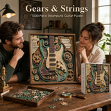 🧩Creative Steampunk Guitar 3D Puzzle