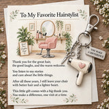 ✨ The "You Make a Difference" Appreciation Gift Set – Keychain & Greeting Card ✨