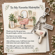 ✨ The "You Make a Difference" Appreciation Gift Set – Keychain & Greeting Card ✨