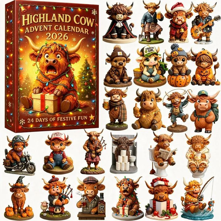 🎄🐮Highland Cow Advent Calendar 2026