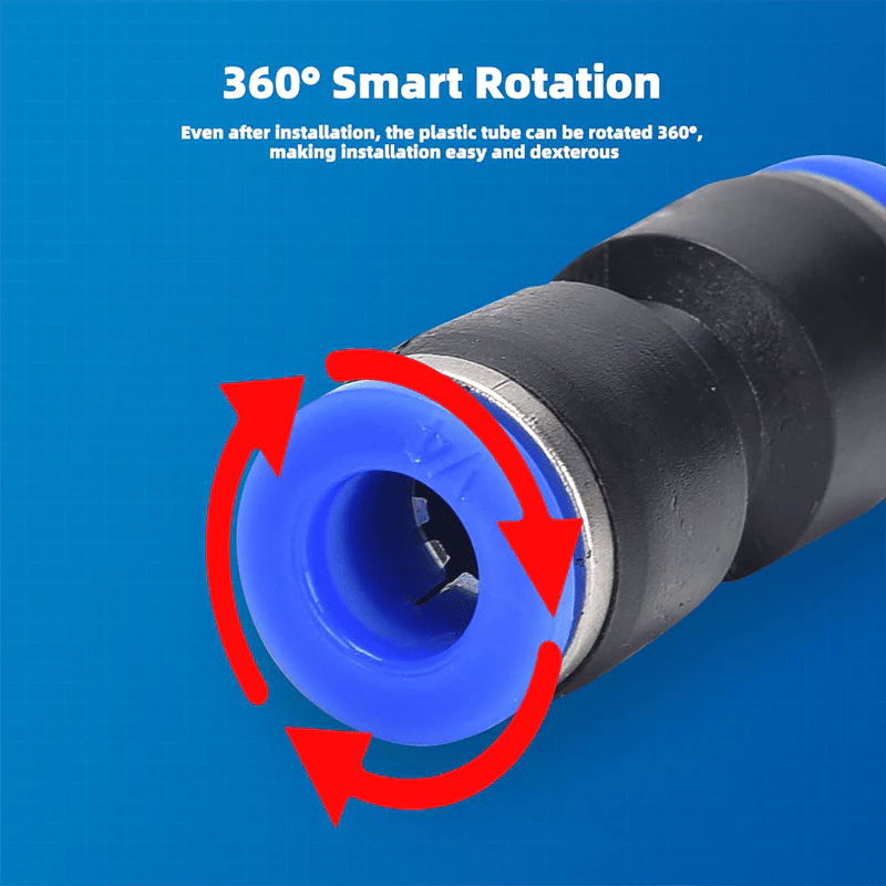 1/4 Inch Pneumatic Push-to-Connect Air Hose Fittings Kit ⚡🔧