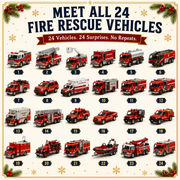 🚜Build the Fleet Collection 24-Day Vehicle Advent Calendar Series | ✨A New Adventure Every Morning