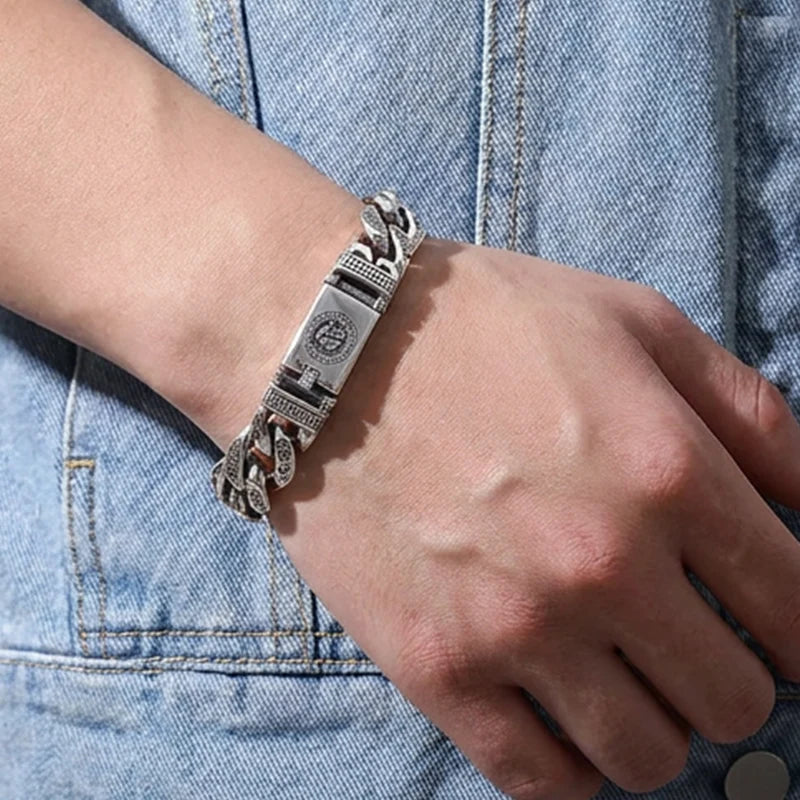 ✨ Vintage Motto Bracelet – Six-Syllable Design, Stylish and Meaningful ✨
