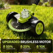 🌱✨ Limited Time 50% OFF✨ 3-in-1 Cordless Lawn Mower | Powerful Grass Trimmer & Edger for Small to Medium Gardens