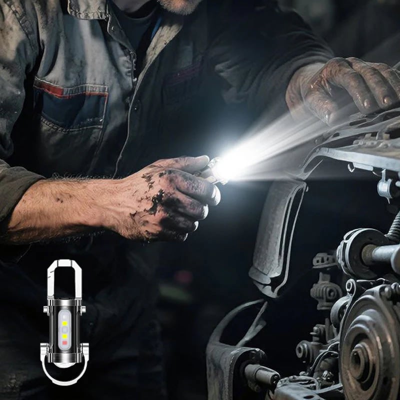 🔥Buy 1 gte 1 free🔥Portable Rechargeable Bright Keychain Flashlight