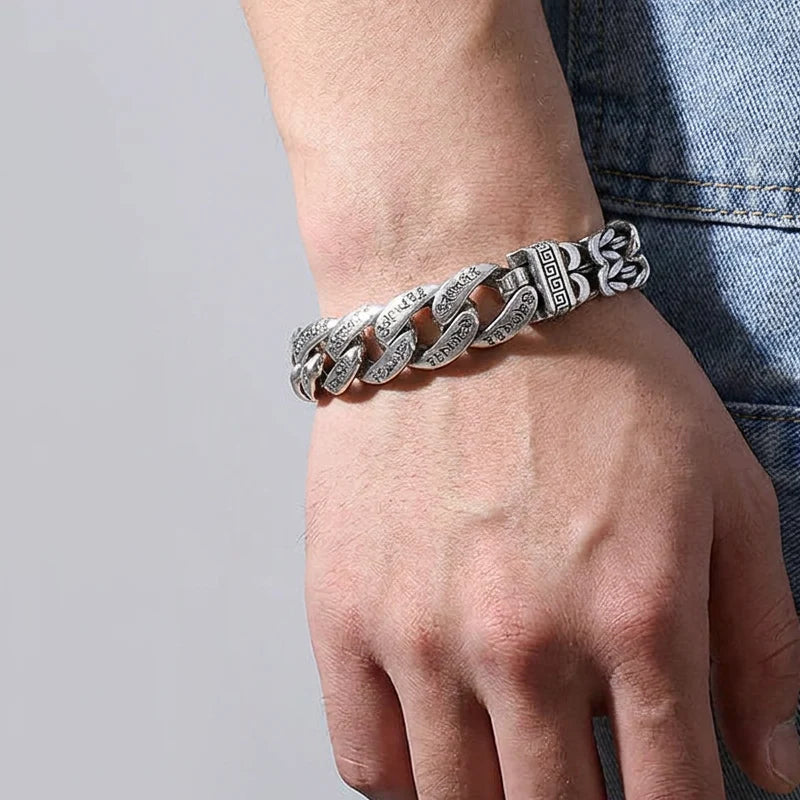 ✨ Vintage Motto Bracelet – Six-Syllable Design, Stylish and Meaningful ✨
