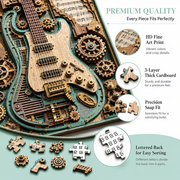 🧩Creative Steampunk Guitar 3D Puzzle