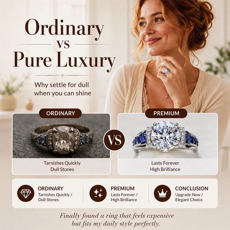Elegant cubic zirconia ring