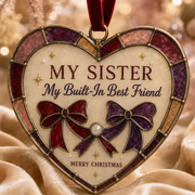 ✨ Heartfelt Stained-Glass Style Christmas Ornaments | The Perfect Holiday Gift for Everyone You Love ❤️🎄