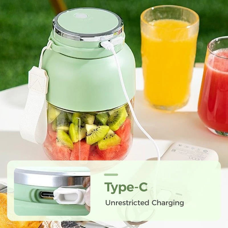 Multifunctional Large-Capacity Wireless Portable Juicer Cup