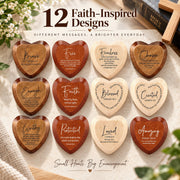 LAST DAY 49% OFF -  Christian Pocket Hearts Gift Set – 12 Faith-Filled Keepsakes of Love & Encouragement