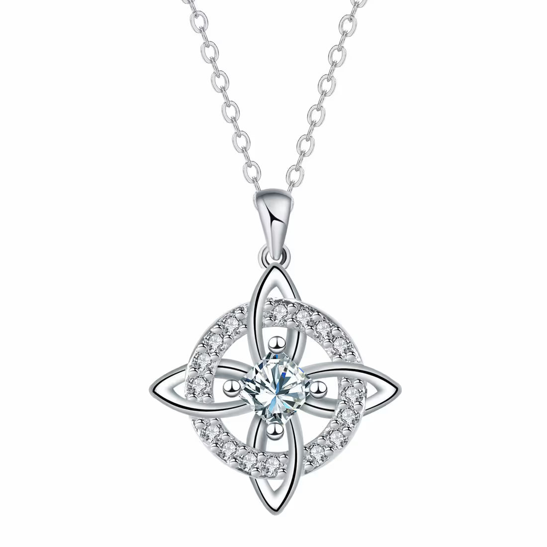 Mystical Birthstone Witches Knot Necklace – Natural Crystal🔮💞Protect Your Loved Ones