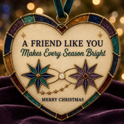 ✨ Heartfelt Stained-Glass Style Christmas Ornaments | The Perfect Holiday Gift for Everyone You Love ❤️🎄