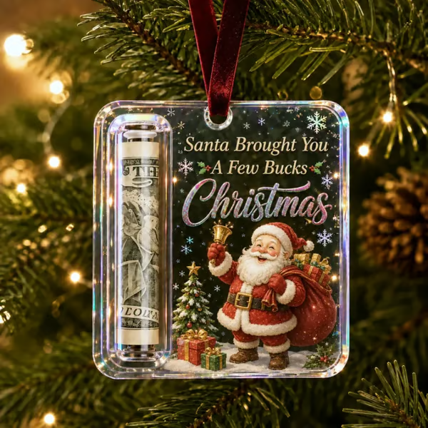 🔥LAST DAY 50% OFF-🎄Christmas Cash Gift Ornament- Make Cash Feel Like A Real Christmas Gift💵