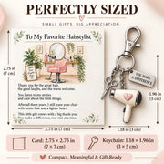 ✨ The "You Make a Difference" Appreciation Gift Set – Keychain & Greeting Card ✨