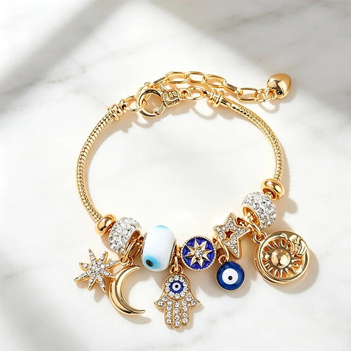 🎁2026 New Arrivals 50% OFF💥Celestial Sun Moon Charm Bracelet