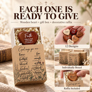 LAST DAY 49% OFF -  Christian Pocket Hearts Gift Set – 12 Faith-Filled Keepsakes of Love & Encouragement