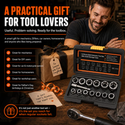 🧰13+1 PCS 🛠️ Impact Bolt & Nut Extractor Set 🔩