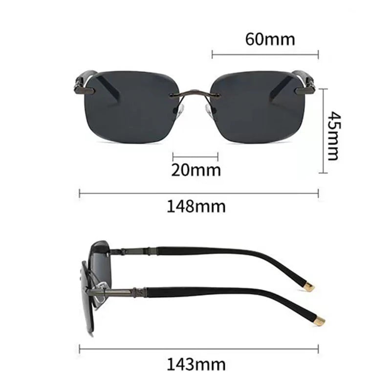 Gafas de sol en alta definición sin montura protectoras