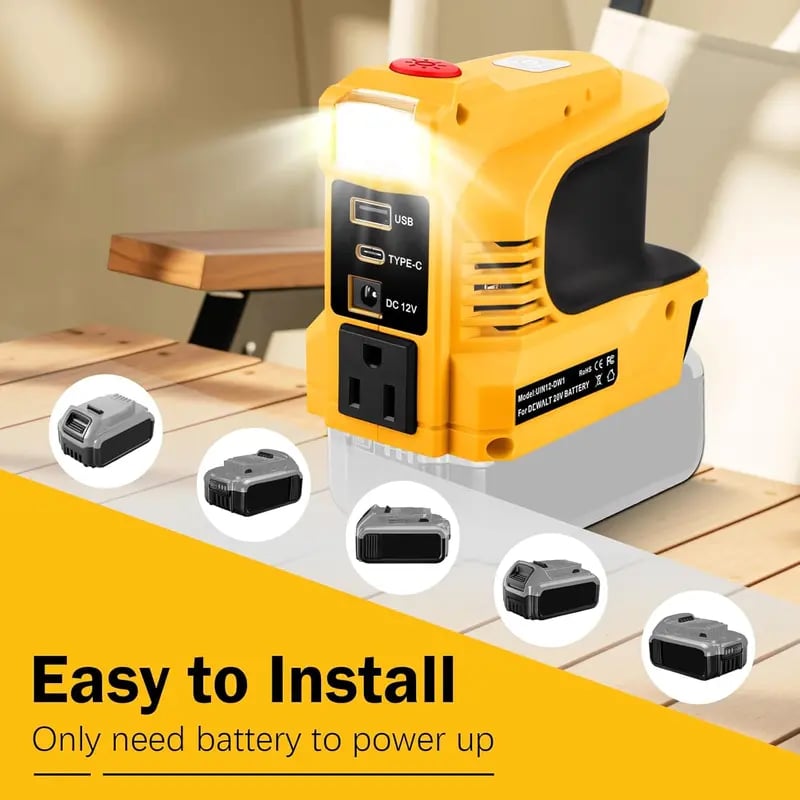 ⚡Compact DC to AC Inverter - Suitable For Cars, Motorhomes, Outdoor ( Free Shipping )