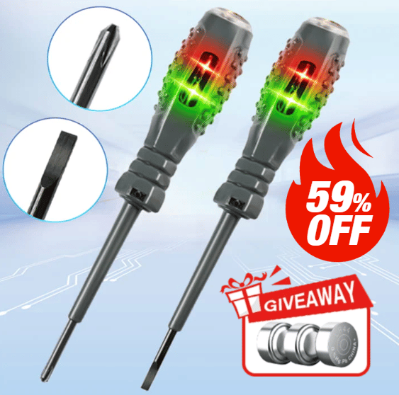 2-in-1  High Torque Strong Magnetic Screwdriver Electricity Detector