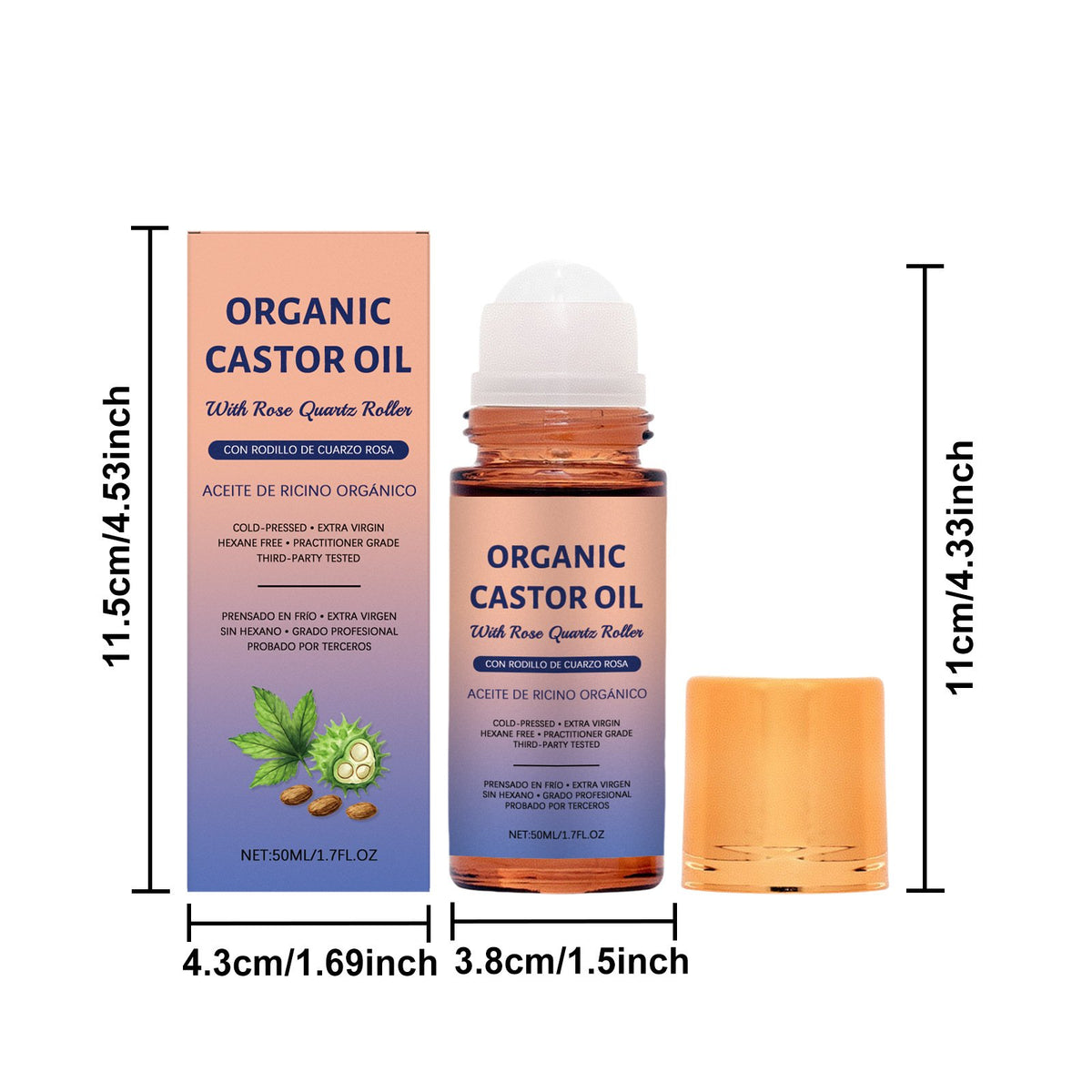 Organic Golden Castor Oil Roll-On