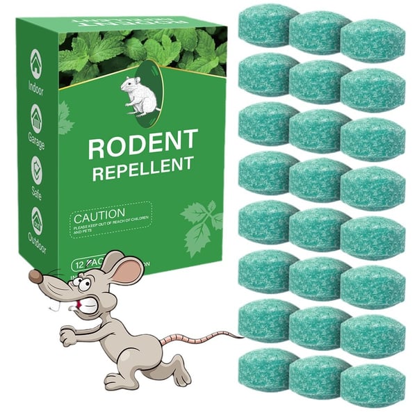 🚀Flash Sale｜12 Pack Peppermint Pest Repellent Balls - Mice Rats Spiders Gone! ✅