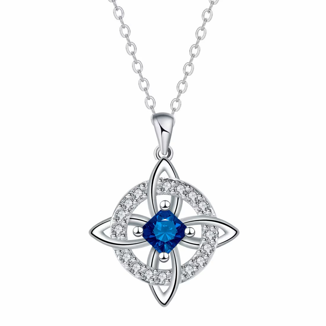 Mystical Birthstone Witches Knot Necklace – Natural Crystal🔮💞Protect Your Loved Ones