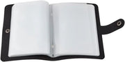 ✝️ Catholic PU+PVC Leather Holy Card Holder – Pocket Prayer Card Organizer with Snap Closure