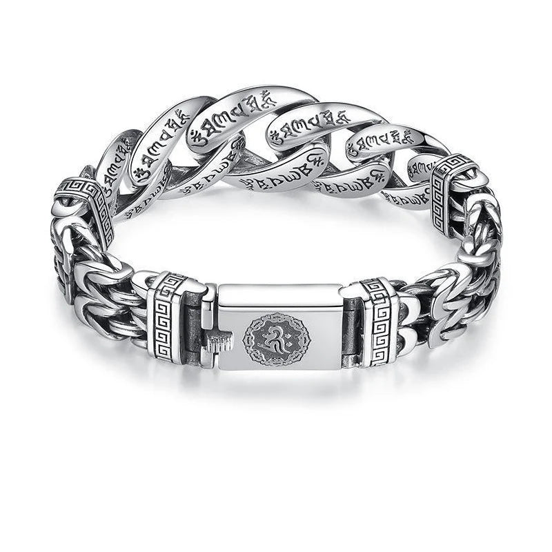 ✨ Vintage Motto Bracelet – Six-Syllable Design, Stylish and Meaningful ✨