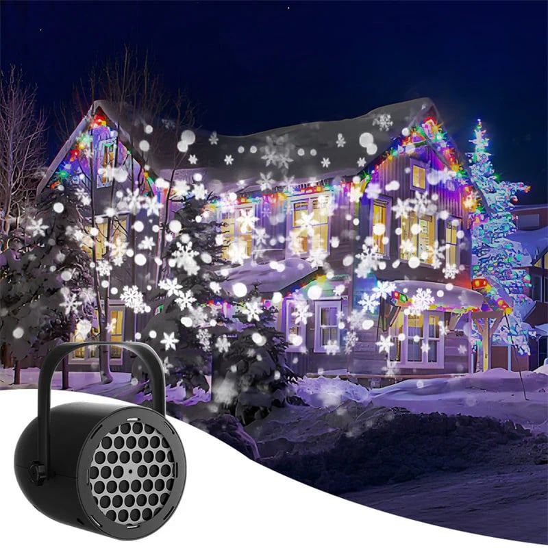 🎅Christmas Hot Sale🎁16-Pattern USB Christmas Projector Light
