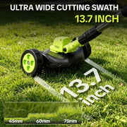🌱✨ Limited Time 50% OFF✨ 3-in-1 Cordless Lawn Mower | Powerful Grass Trimmer & Edger for Small to Medium Gardens
