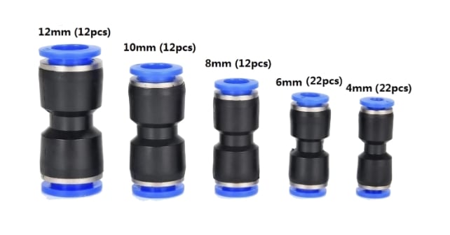 1/4 Inch Pneumatic Push-to-Connect Air Hose Fittings Kit ⚡🔧
