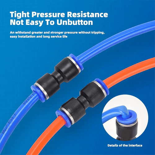 1/4 Inch Pneumatic Push-to-Connect Air Hose Fittings Kit ⚡🔧