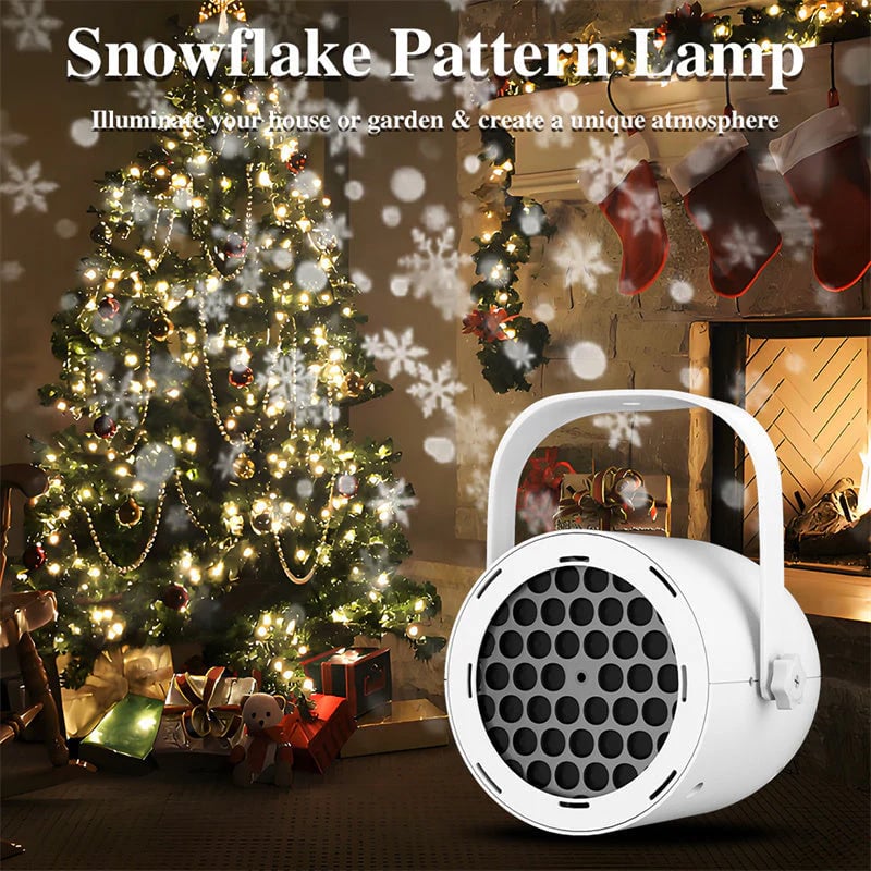 🎅Christmas Hot Sale🎁16-Pattern USB Christmas Projector Light